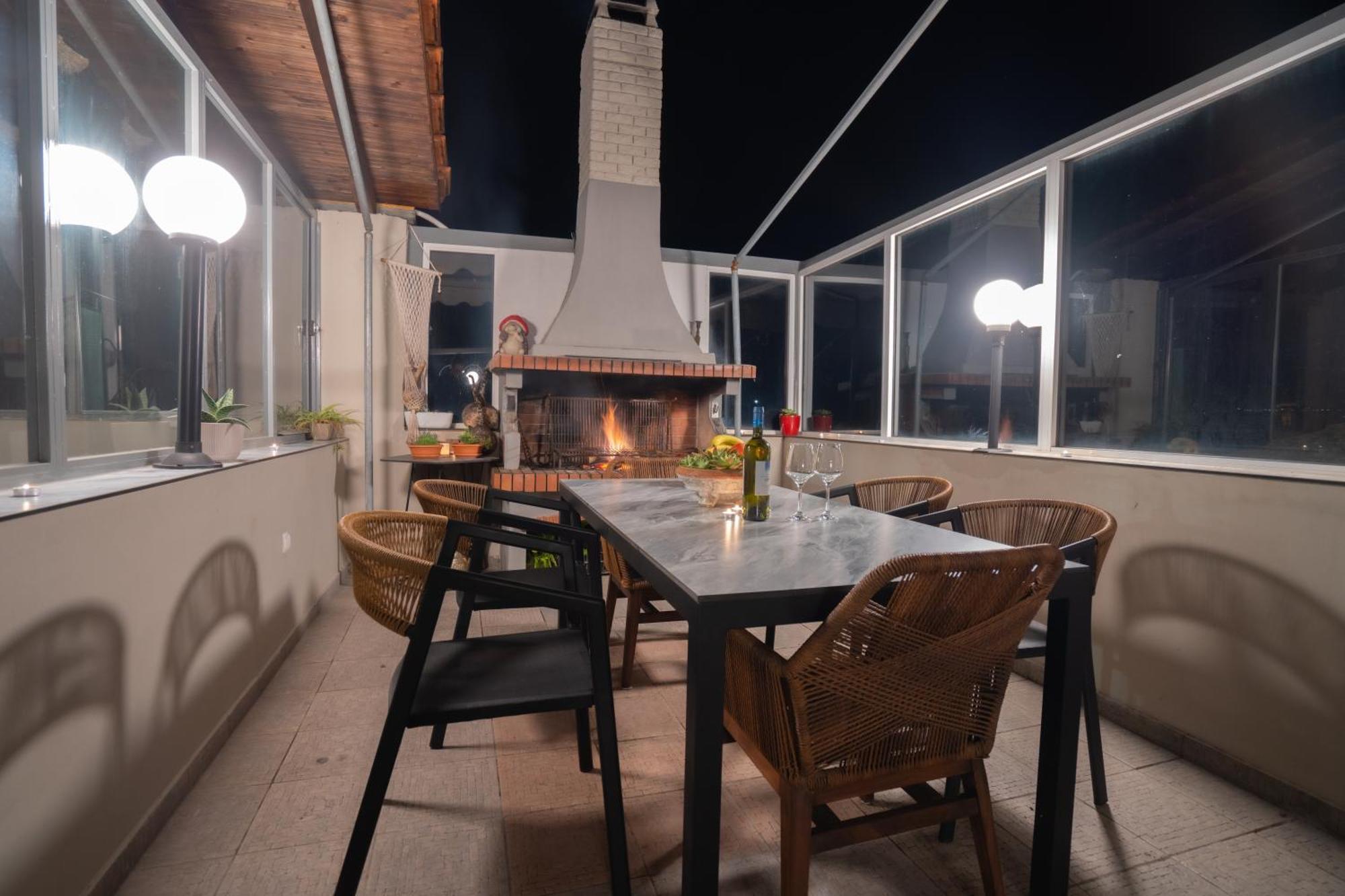 Marvic House Villa Exaplatanos Bagian luar foto