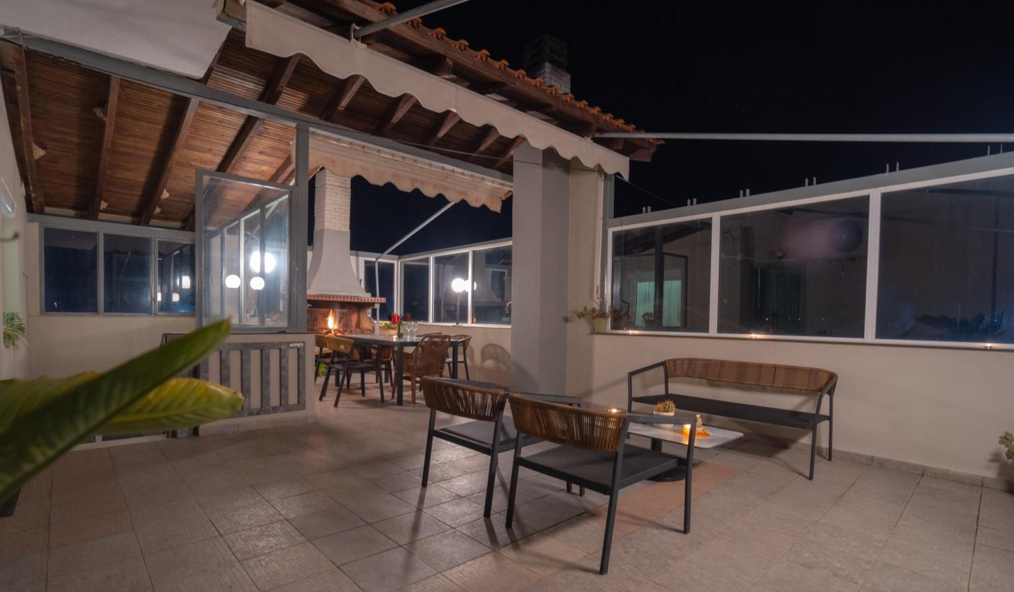 Marvic House Villa Exaplatanos Bagian luar foto